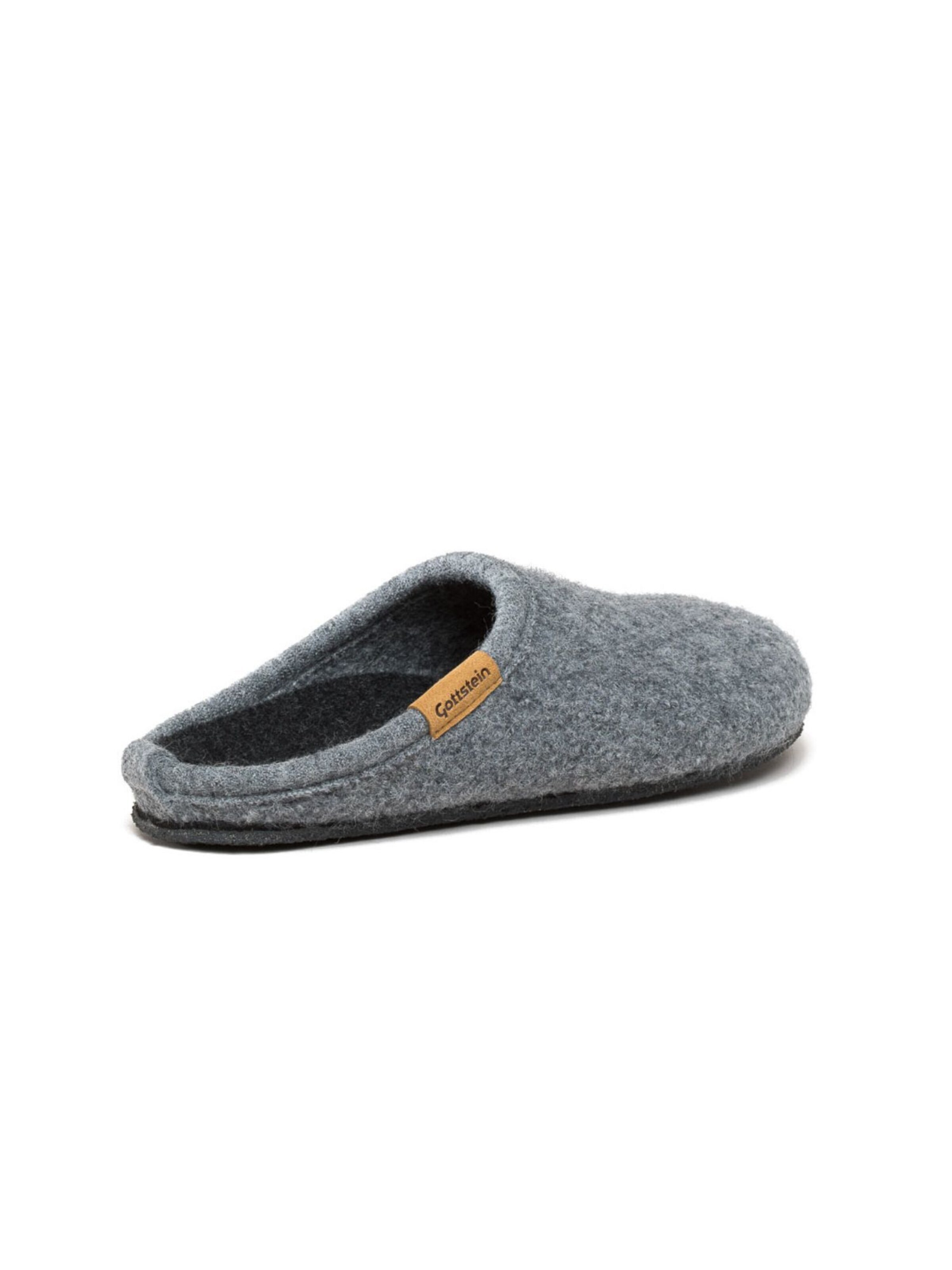 Gottstein Slippers 'Walkpantoffel ALP- COMFORT-FE' in Grey: front