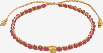 Bracelet Samapura Jewelry en rouge : devant