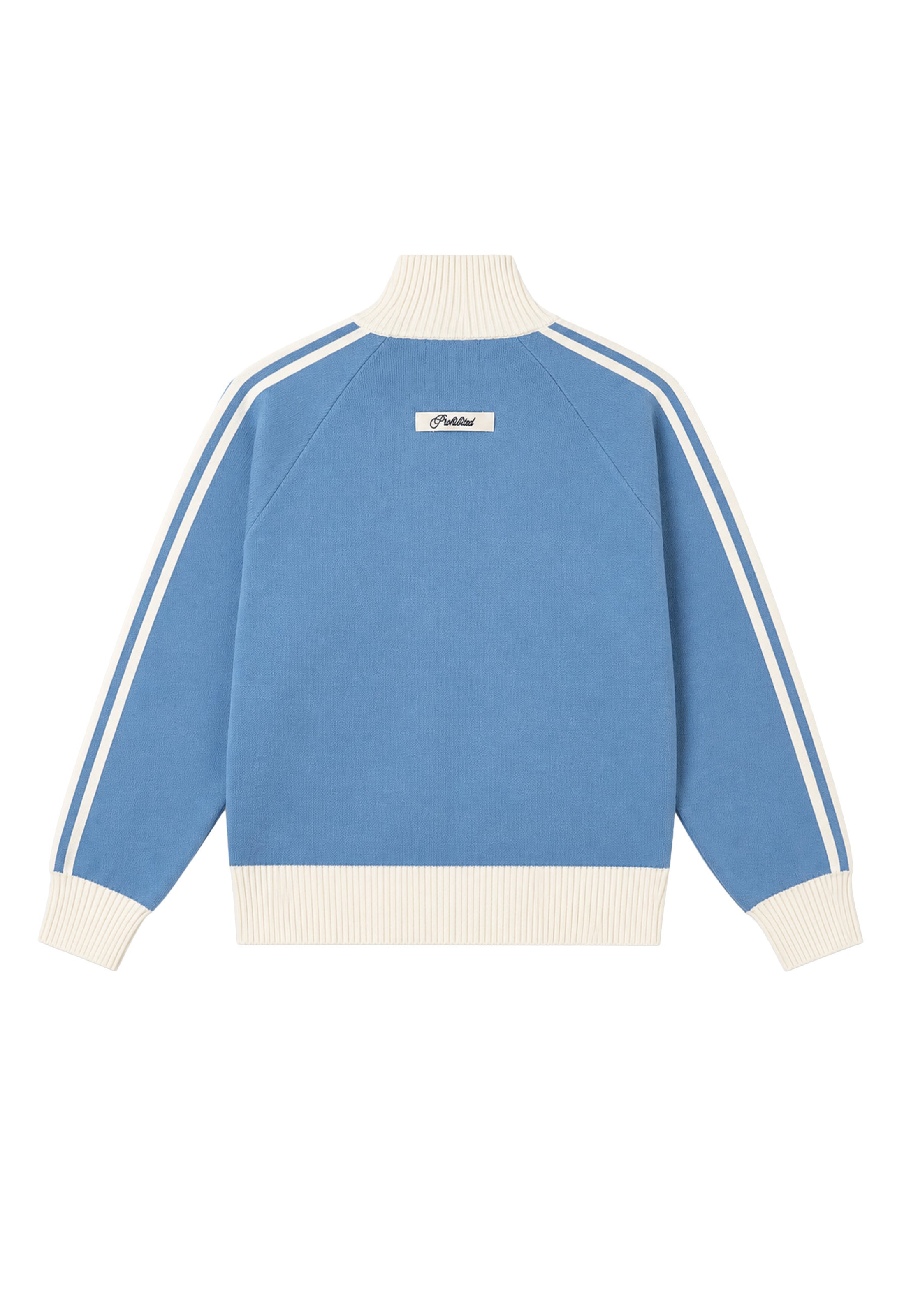 Prohibited Strickjacke 'Letterman' in Blau