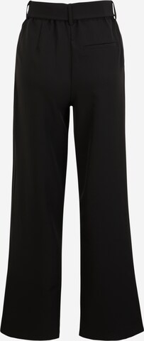 Pieces Tall Wide leg Pleat-Front Pants 'FARRAH' in Black