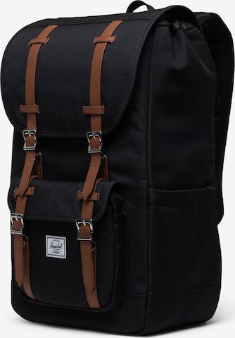 Herschel - Mochila 'Little America™' em preto: frente