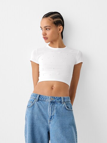 Bershka Shirts i hvid: forside