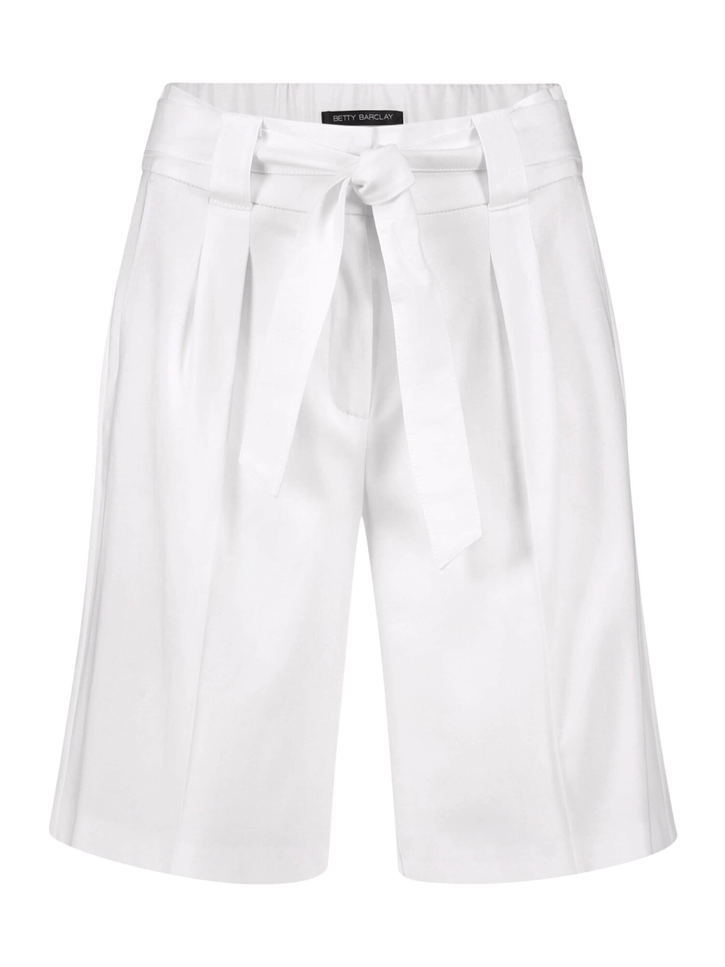Pantalon Betty Barclay en blanc : devant