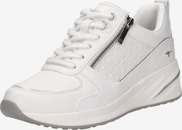 Tamaris Sneakers laag in Wit: voorkant