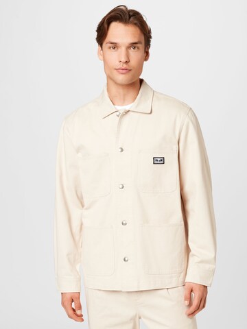 Obey Between-Season Jacket 'Estate' in Beige: front