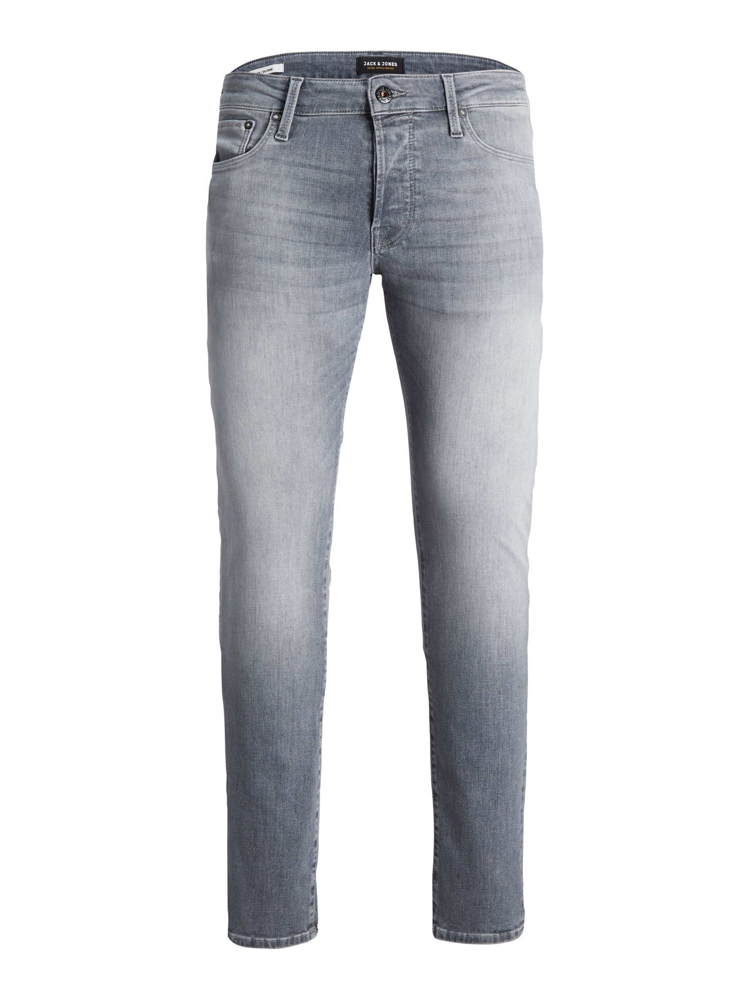JACK & JONES - Slimfit Vaquero en gris: frente