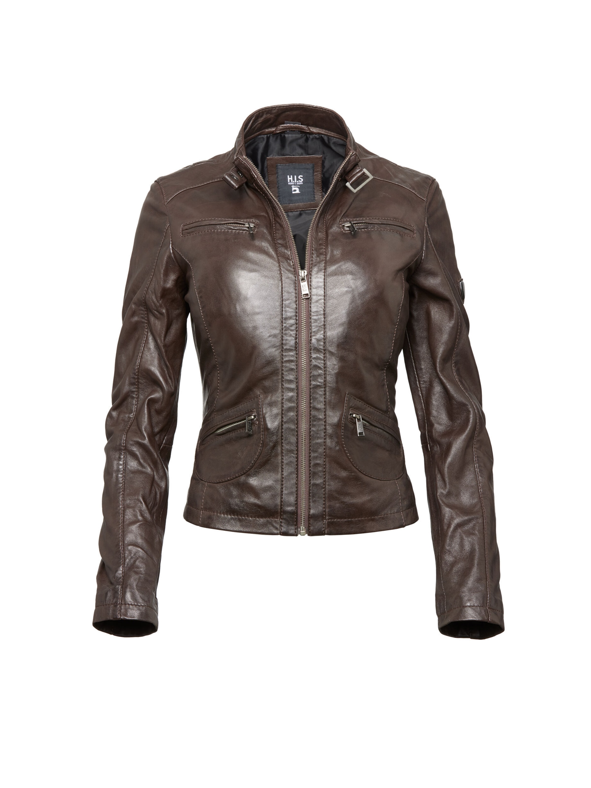 H.I.S Between-Season Jacket in Brown: front