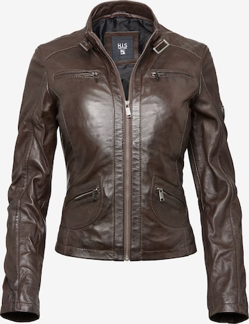 H.I.S Between-Season Jacket in Brown: front