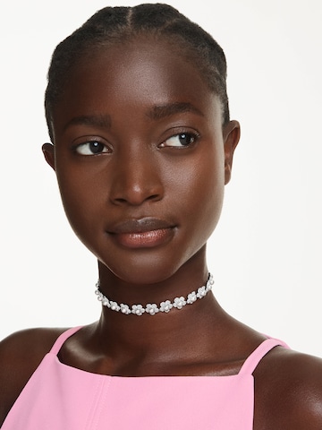 Swarovski Kette in Weiß: Vorderseite