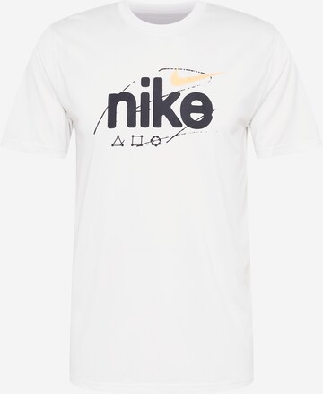 NIKE - Camisa funcionais 'WILD CLASH' em branco: frente