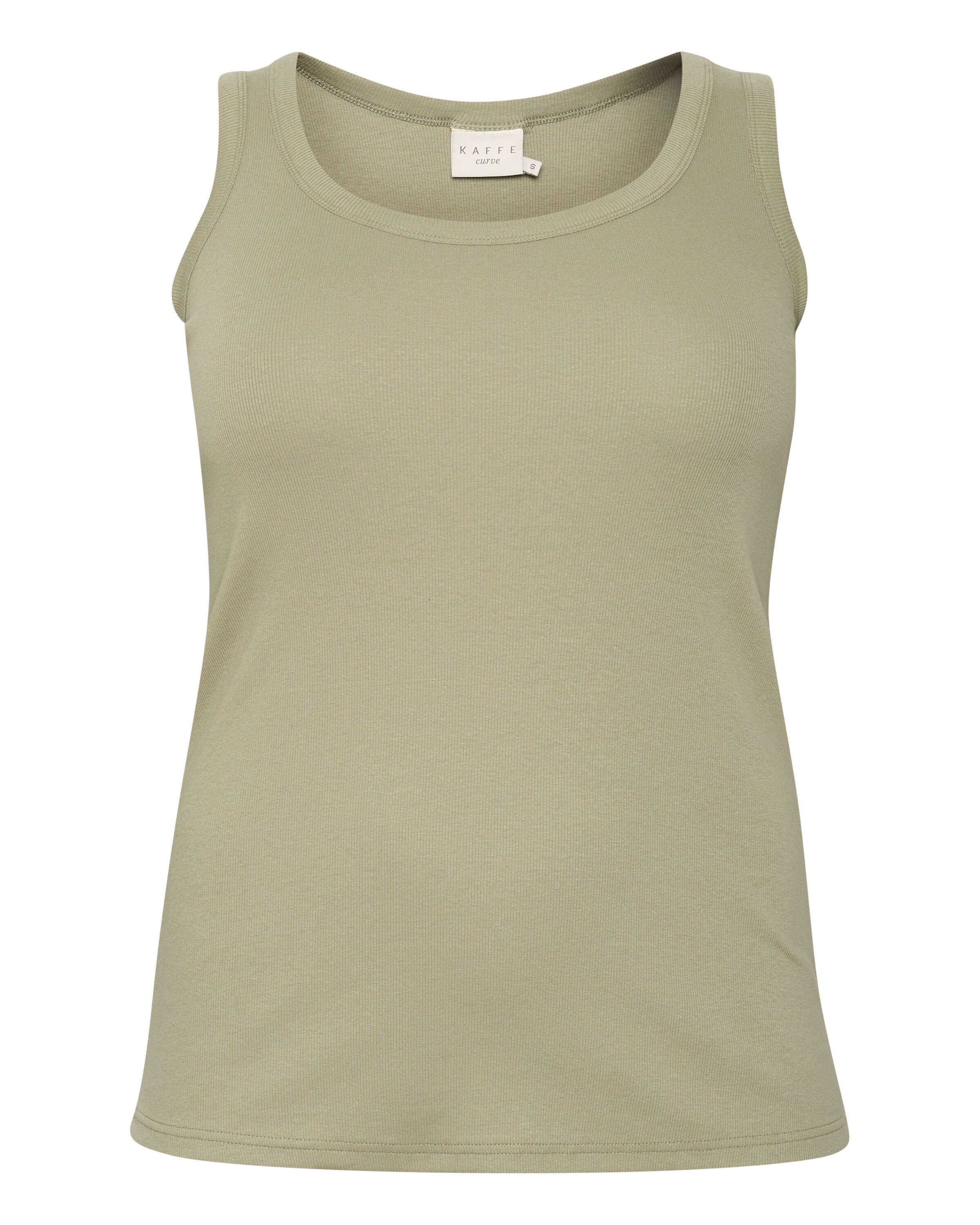 KAFFE CURVE Τοπ 'Carina' σε πράσινο: μπροστά