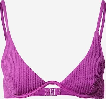 NLY by Nelly - Triangular Top de biquíni em roxo: frente