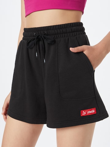 PUMA Regular Shorts in Schwarz