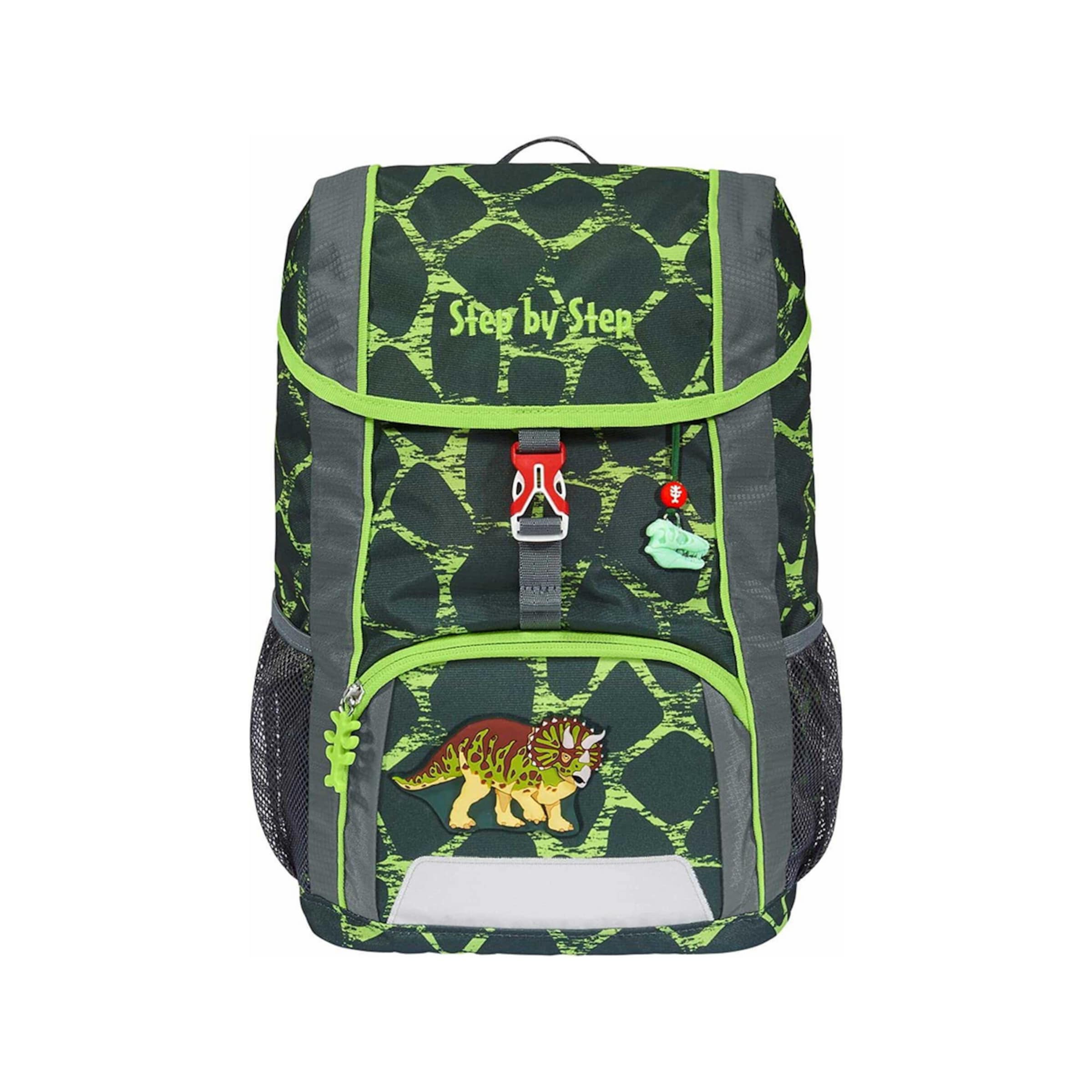 STEP BY STEP Backpack in Green: front