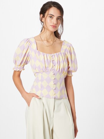 Dorothy Perkins Bluse i gul: forside