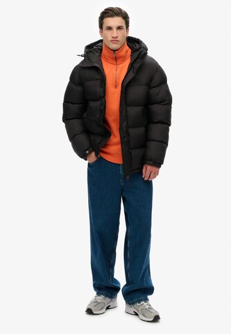 Veste mi-saison Superdry en noir