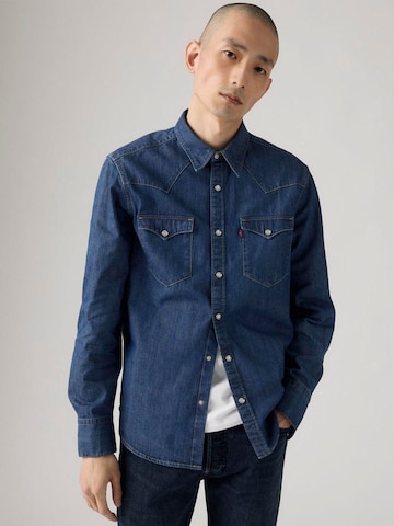 LEVI'S ® Regular Fit Hemd 'Barstow Western'‌‌ in Blau: Vorderseite