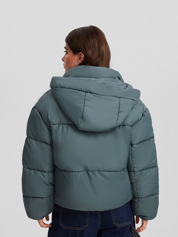 Bershka Between-Season Jacket in Blue