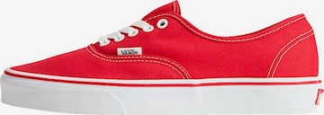 VANS Buty sznurowane 'VANS AUTHENTIC Scarpe' w kolorze czerwony: przód