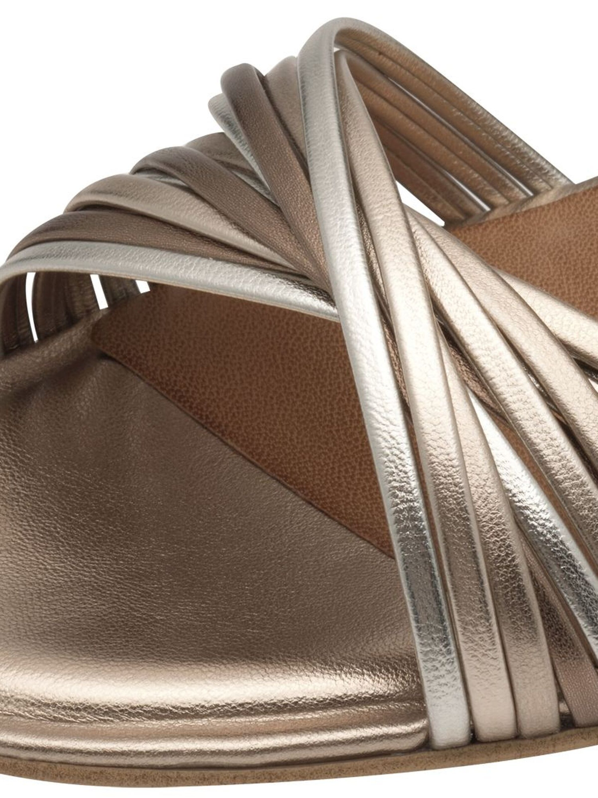 Tamaris Páskové sandály – bronzová