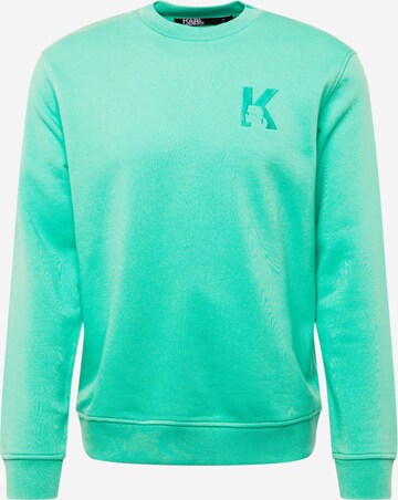 Karl Lagerfeld Sweatshirt i grøn: forside