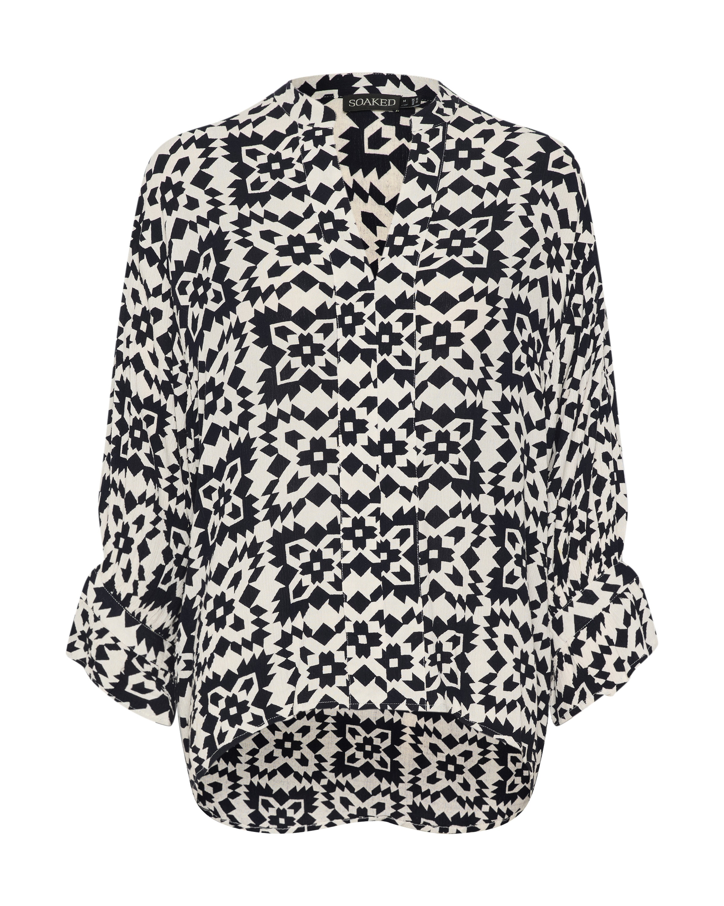 SOAKED IN LUXURY Blouse 'Zaya' in Mixed colours: front