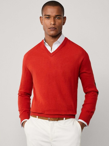 Pull-over Hackett London en rouge : devant