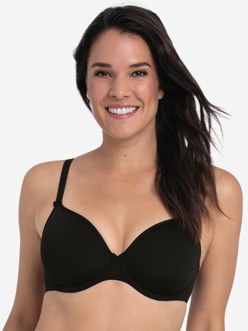 ROSA FAIA T-shirt Bra 'Selma Pure' in Black