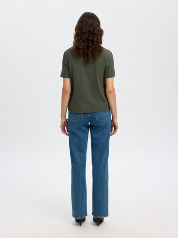 SELECTED Shirt 'SLFEssential' in Green