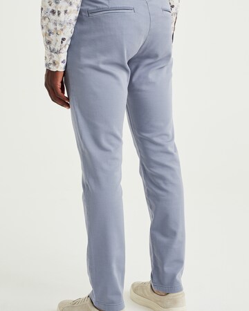 Coupe slim Pantalon chino WE Fashion en bleu