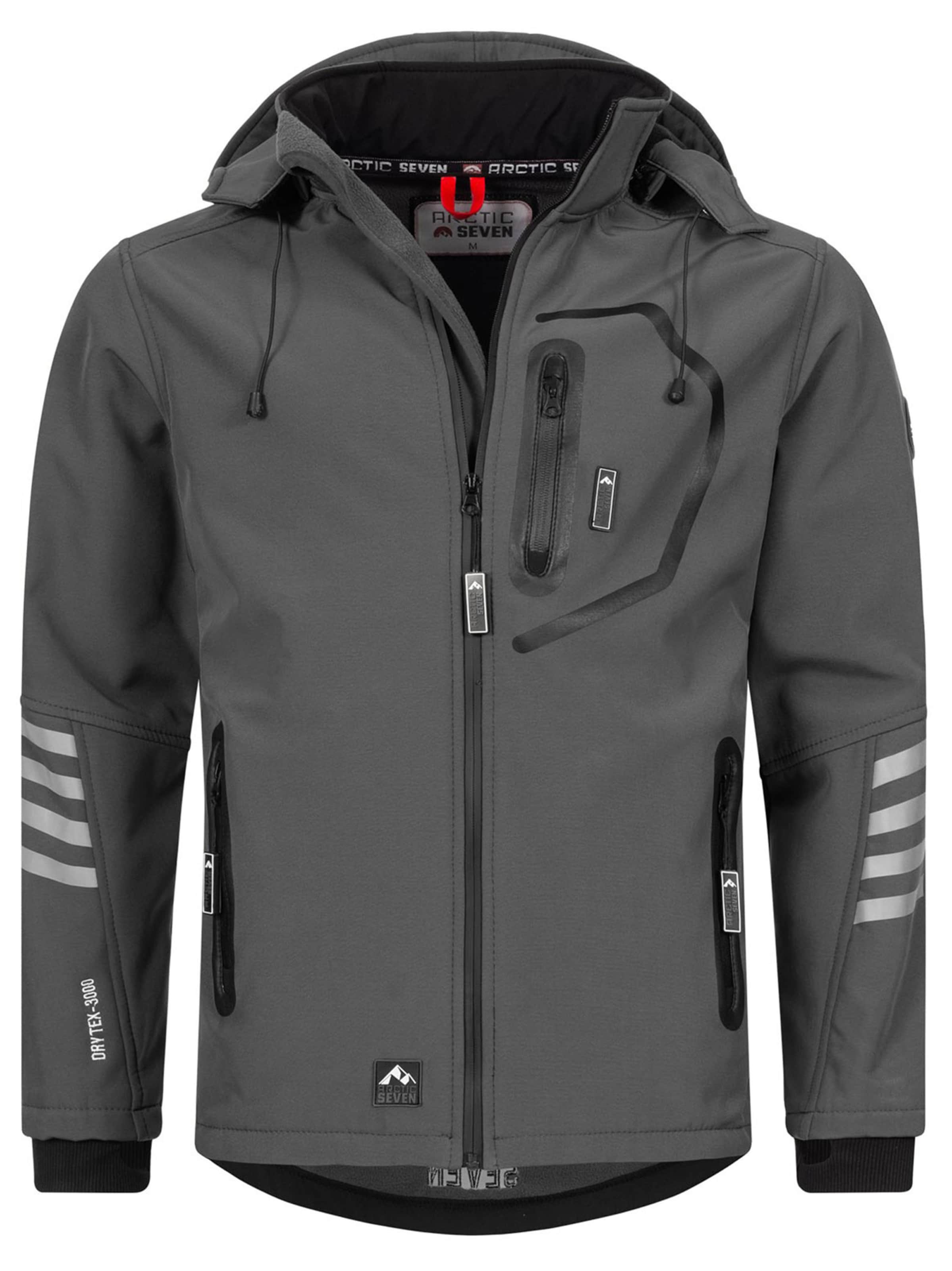 Arctic Seven Between-season jacket in Grey: front