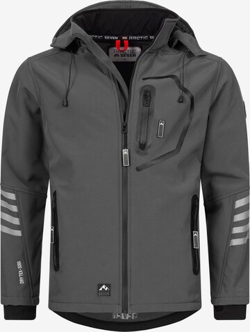 Arctic Seven Performance Jacket in Grey: front