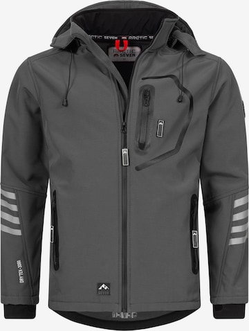 Arctic Seven Performance Jacket in Grey: front