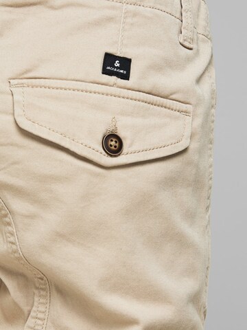 Jack & Jones Junior Tapered Pants 'Paul Flake' in Beige