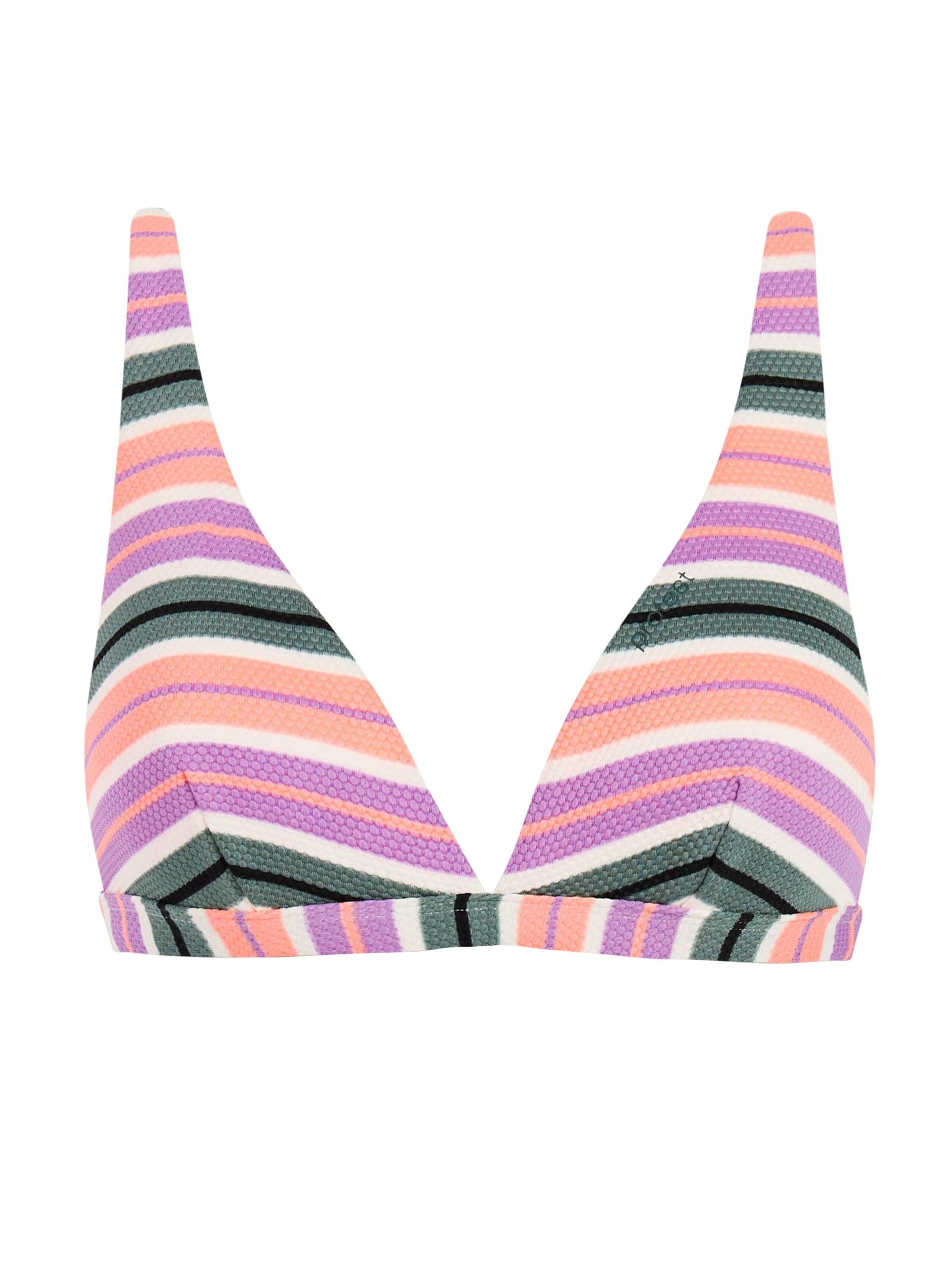 PROTEST Triangel Bikinitop 'MIXChub' in Lila: voorkant