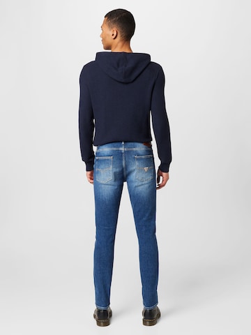 Skinny Jean 'CHRIS' GUESS en bleu