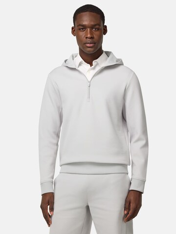 Sweat-shirt 'B Tech' Boggi Milano en blanc : devant