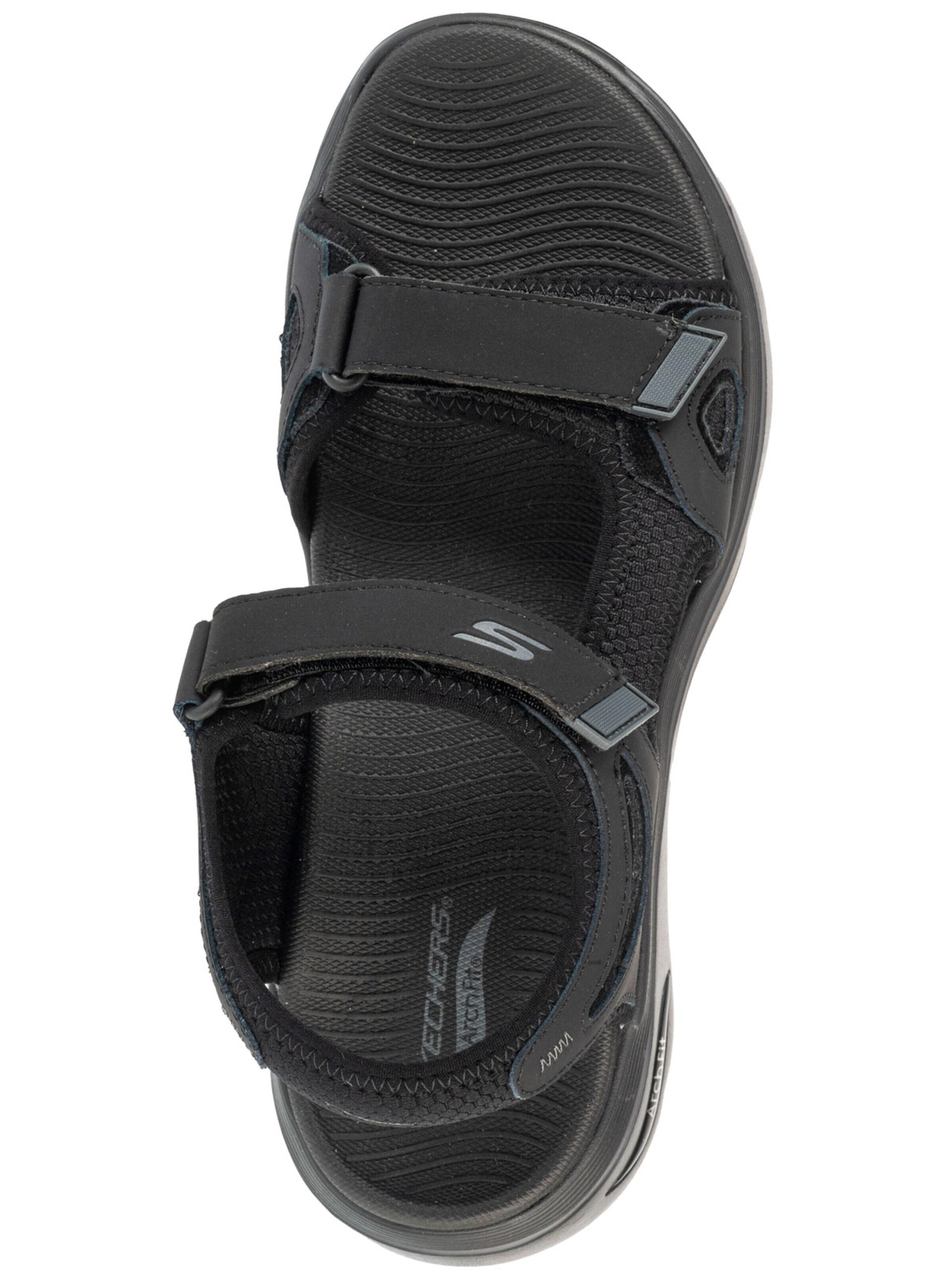 SKECHERS Wandelsandalen 'Go Walk Arch Fit 2.0 Sandal - Capistrano' in Zwart
