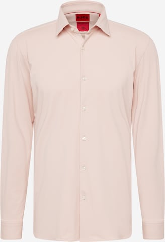 HUGO Red Slim fit Button Up Shirt 'Kenno' in Pink: front