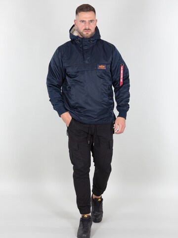 Regular fit Geacă de primăvară-toamnă 'HPO Anorak' de la ALPHA INDUSTRIES pe albastru