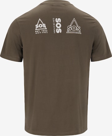 SOS Performance Shirt 'Dolomiti' in Brown