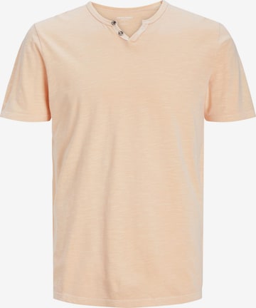 JACK & JONES Shirt 'Split' in Orange: front