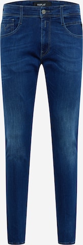 Skinny Jeans de la REPLAY pe albastru: față