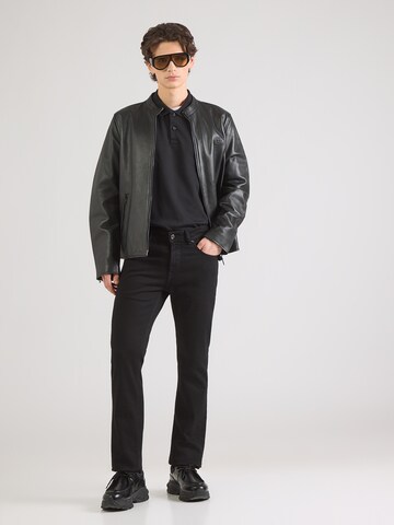 melns Karl Lagerfeld Standarta Džinsi 'JACK'