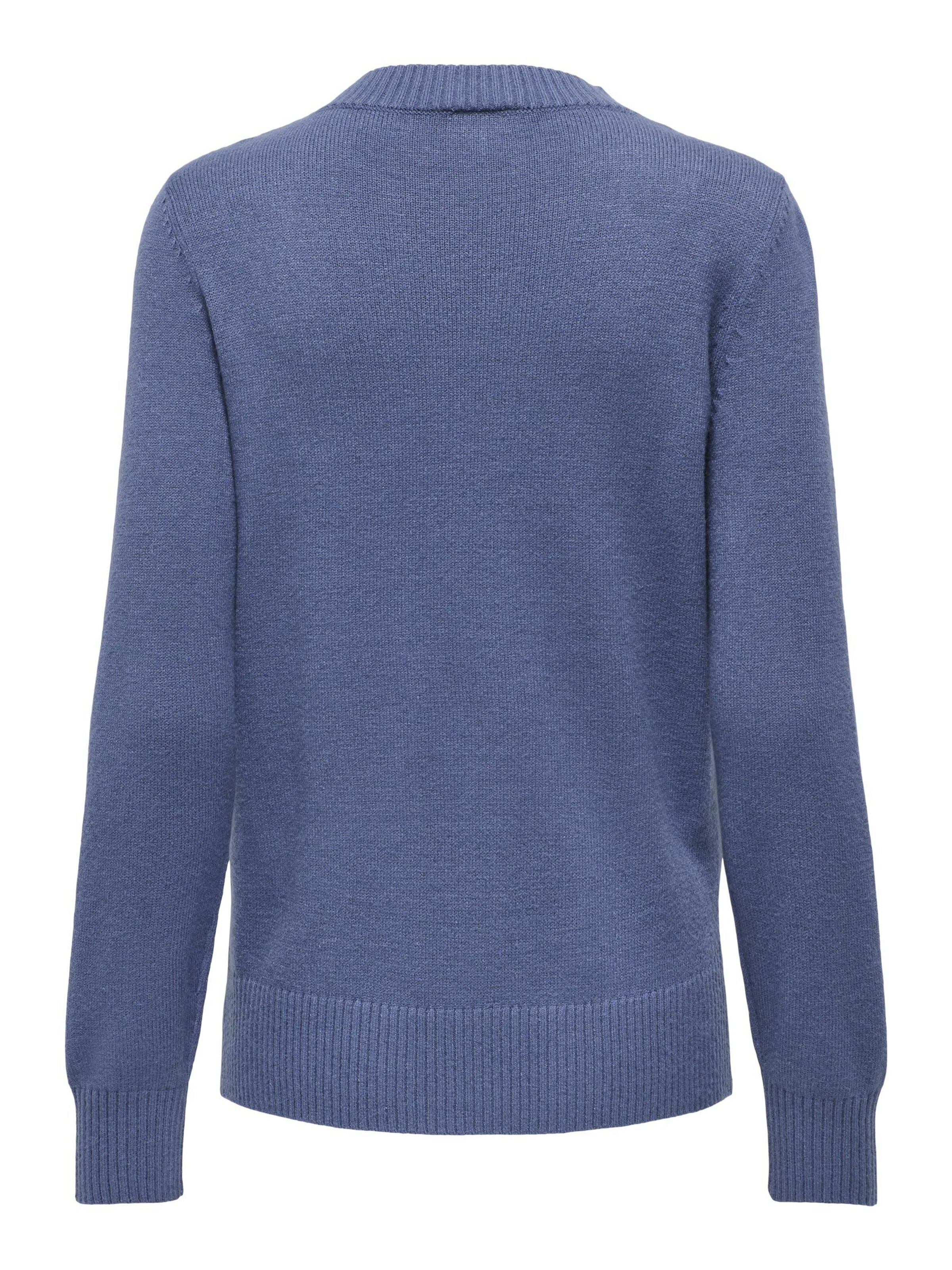 Only Maternity Trui 'CAPUCINE' in Blauw