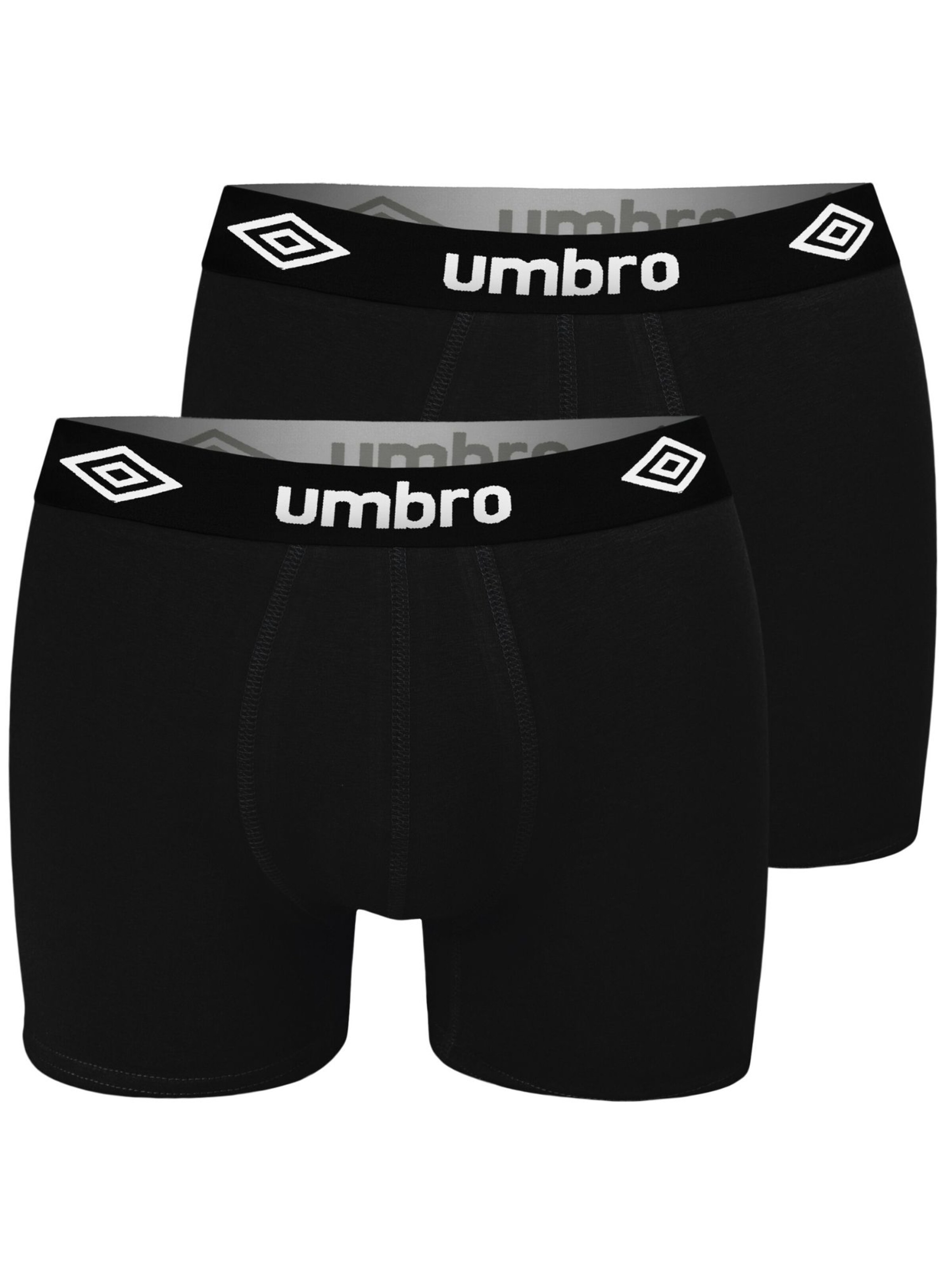 UMBRO Boksershorts i sort