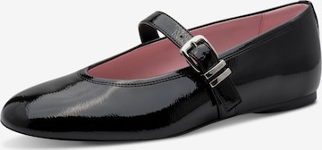 Ballerines à lanières Tamaris en noir : devant