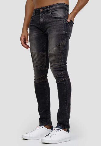 INDICODE JEANS Slimfit Jeans in Zwart
