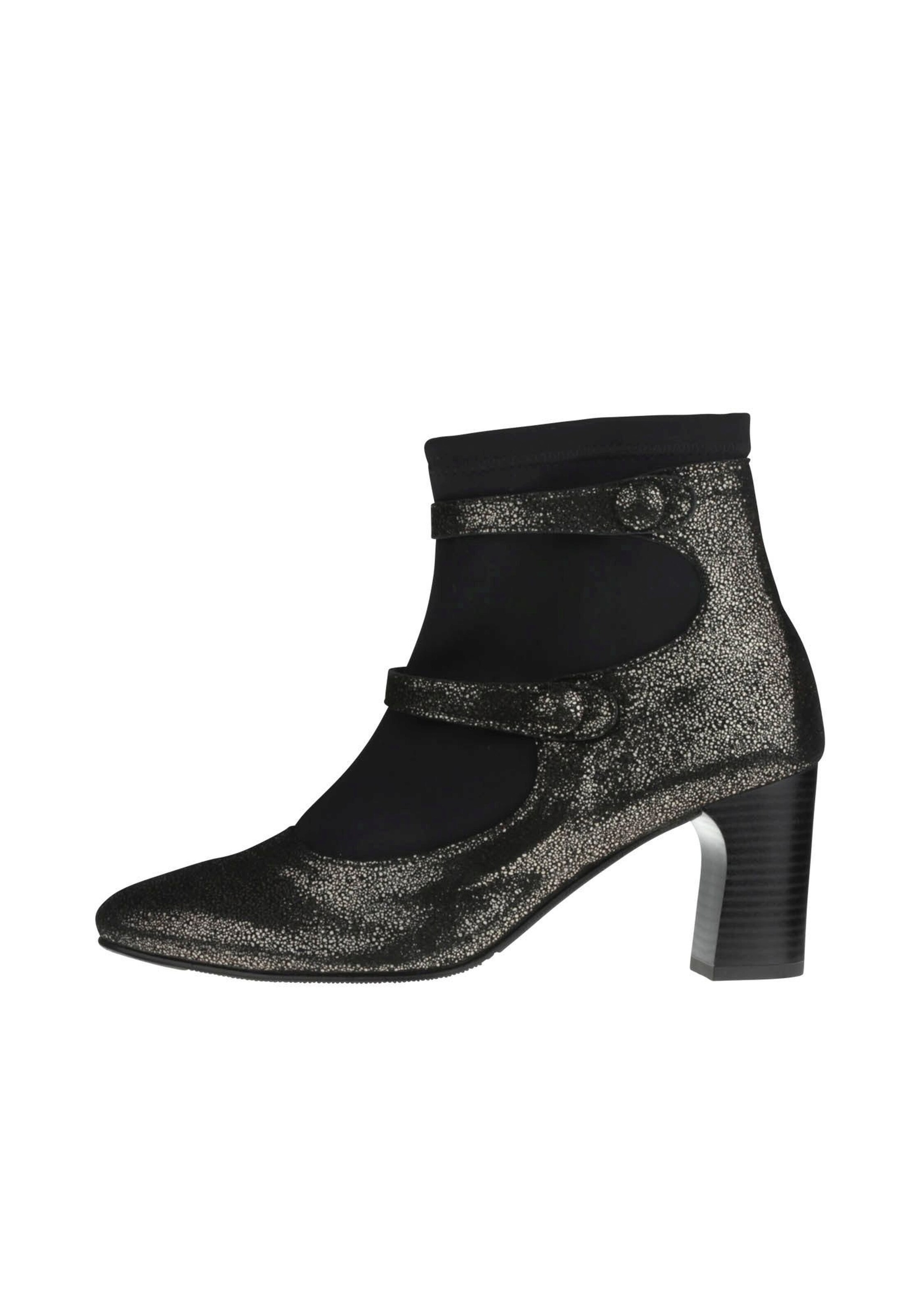 Lei by tessamino Bootie 'Stella' in Black: front