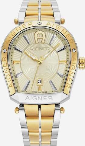 AIGNER Analoguhr in Silber: Vorderseite